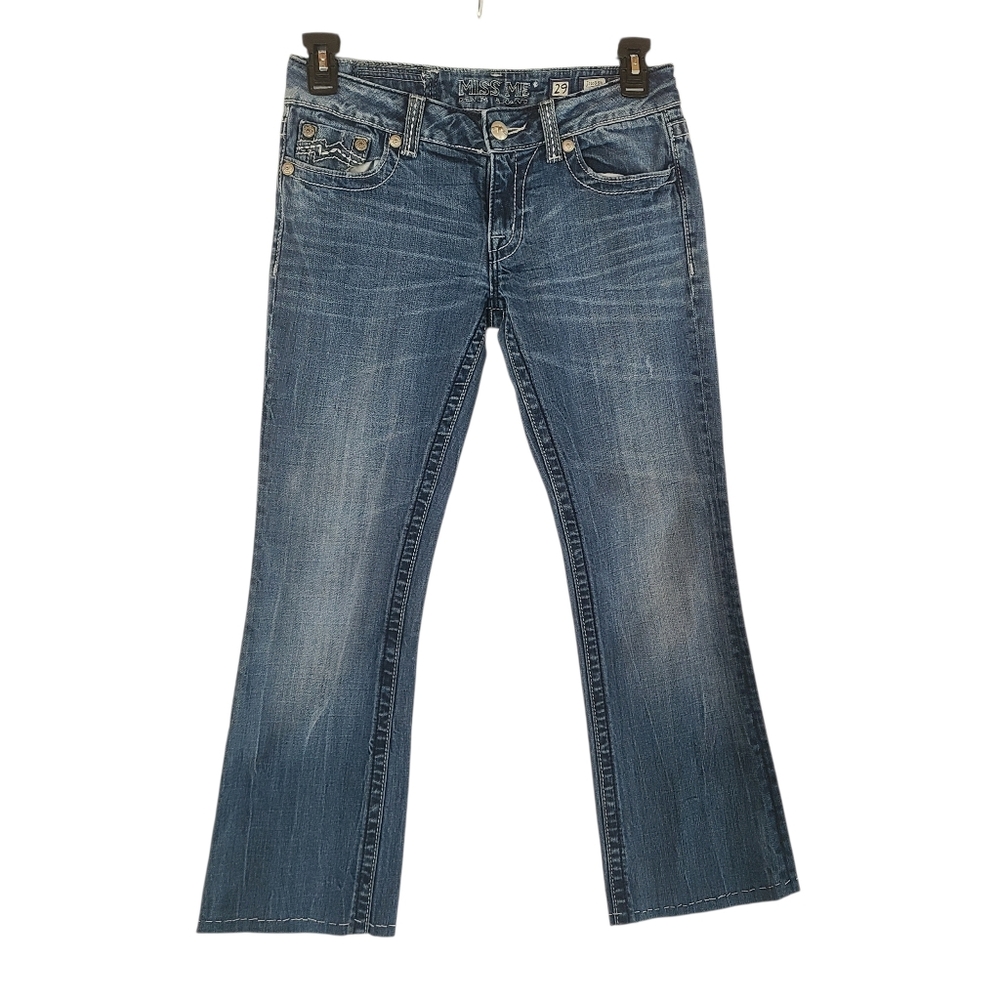 Miss Me Boot Cut Low Rise Jeans Size 29